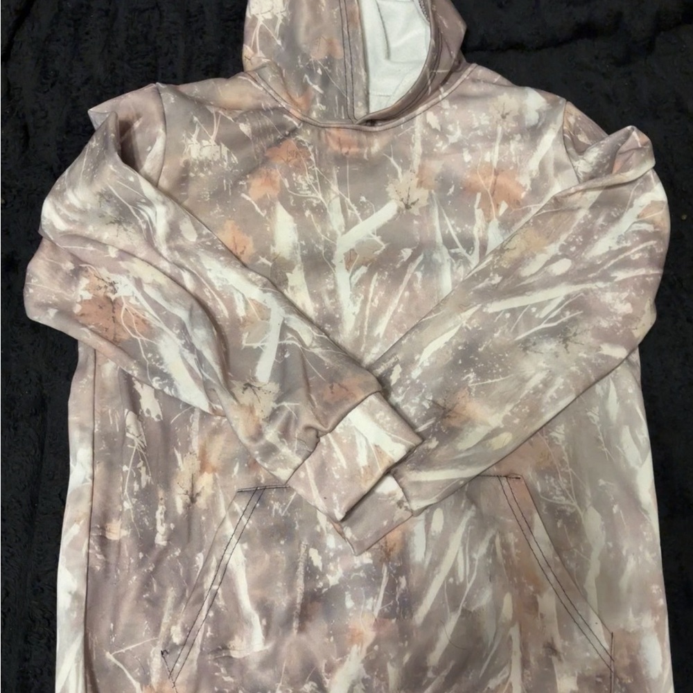 SHEIN Multicolor Camouflage Hoodie